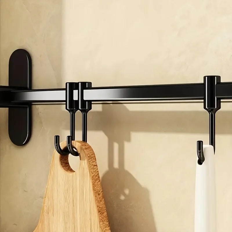 OrganizeEase – Functional Kitchen Rack with Stylish Storage for Pan Lids and Spatulas