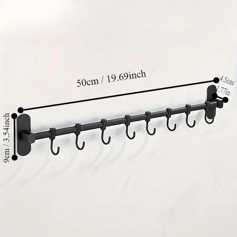 OrganizeEase – Functional Kitchen Rack with Stylish Storage for Pan Lids and Spatulas