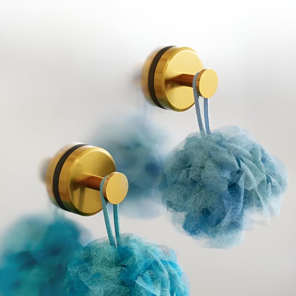 FlexiGrip – Powerful Self-Adhesive Shower Hooks for Smart Storage