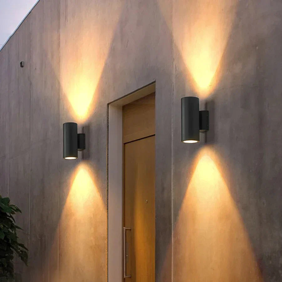 LumiAlu – Elegant Aluminum Outdoor Wall Lamp with Sustainable LED Lighting