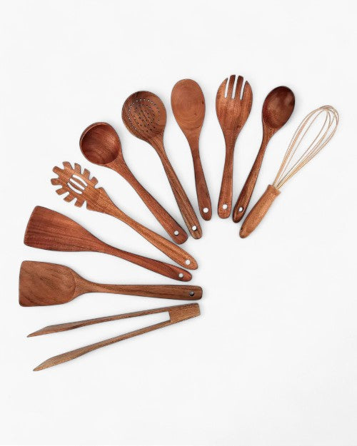 Tierra – Luxe Teak Wooden Kitchen Set for Sustainable & Elegant Cooking