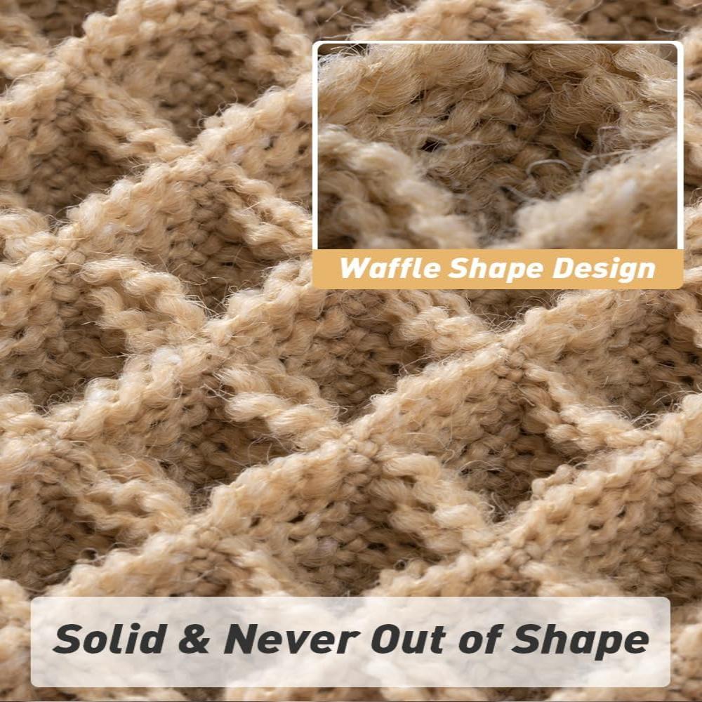 LuxeWeave – Waffle Structure Bath Mat with Ultimate Comfort & Absorption