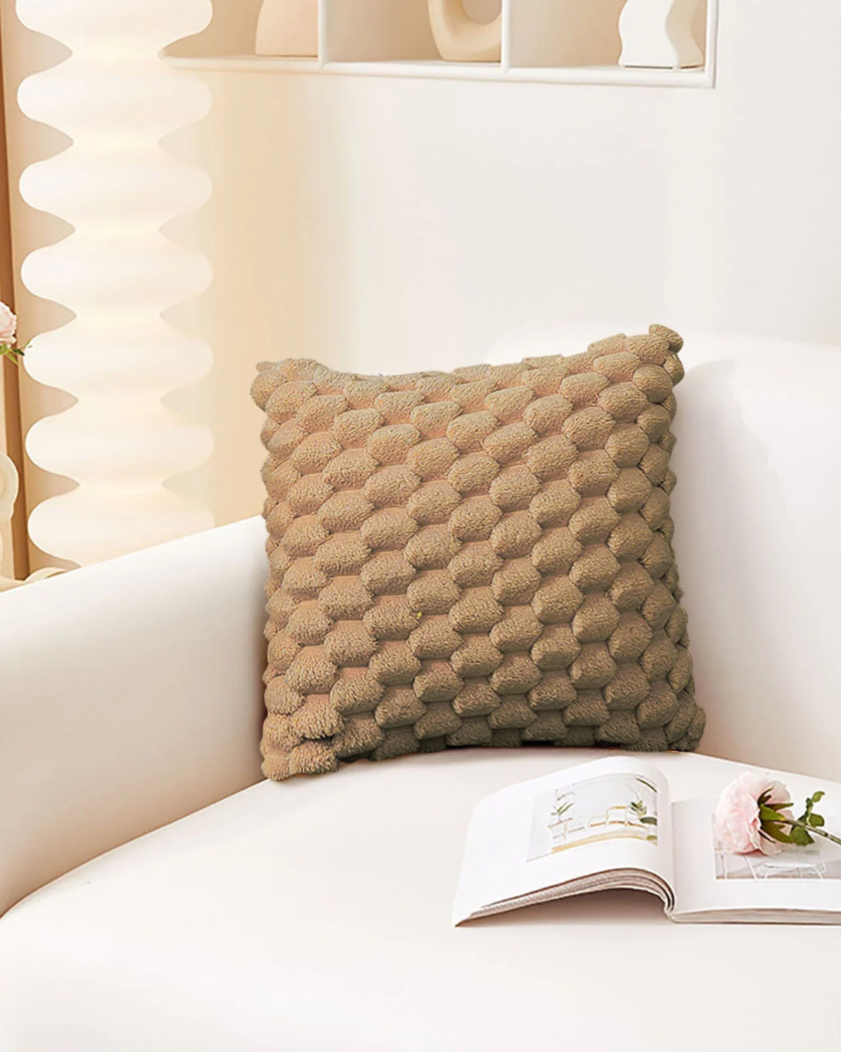 Embrace – Luxury Decorative Cushion with Lush Texture for a Refined Interior