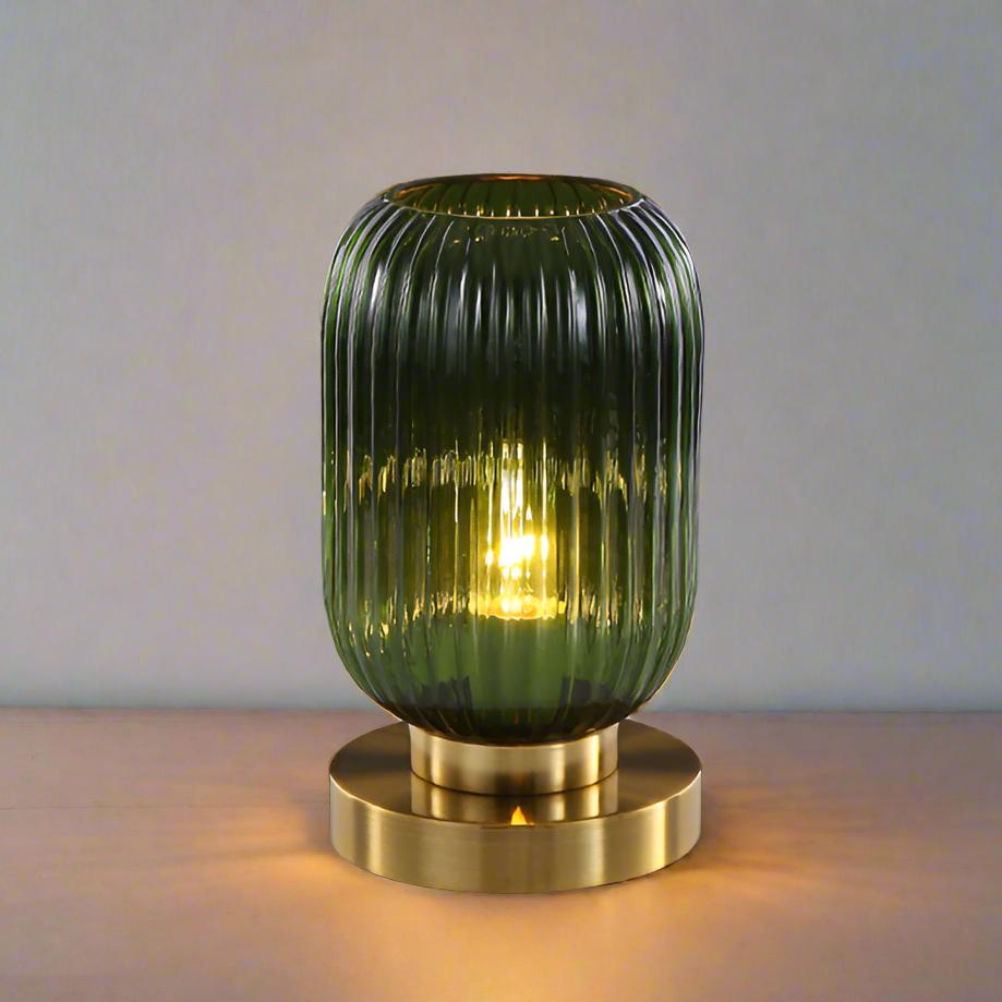 AmberGlow – Luxury Table Lamp with Scandinavian Warmth
