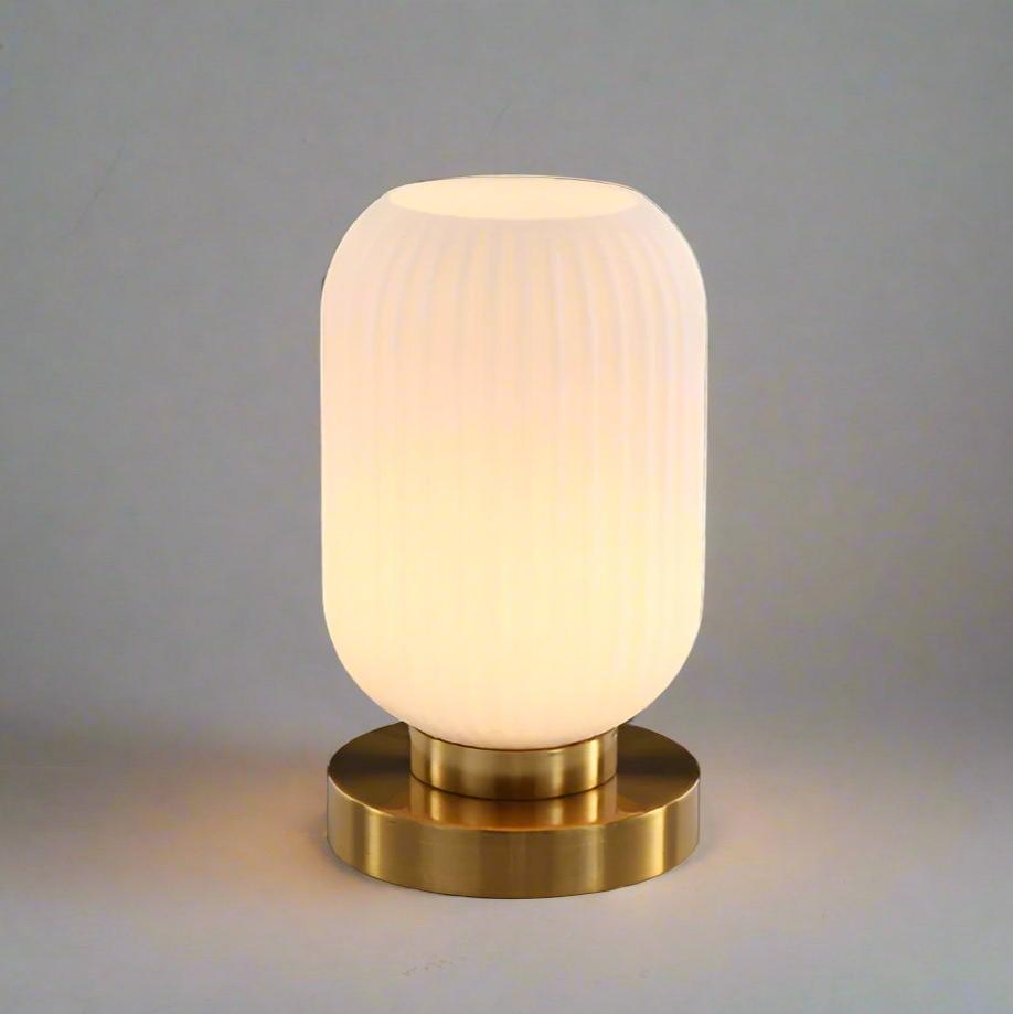 AmberGlow – Luxury Table Lamp with Scandinavian Warmth