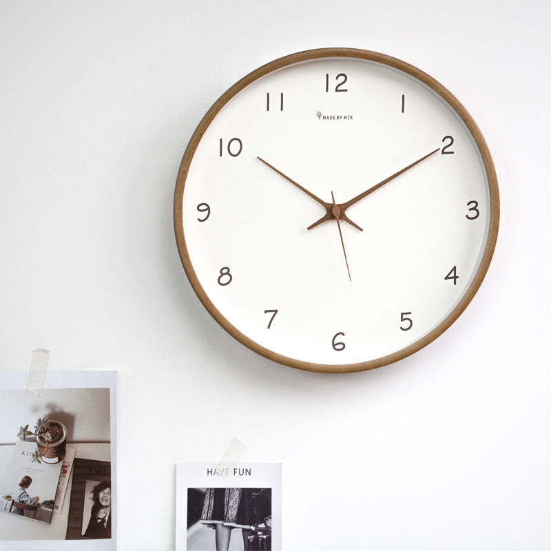 TimberTime – Stylish Wooden Wall Clock with Silent Movement for a Timeless Interior