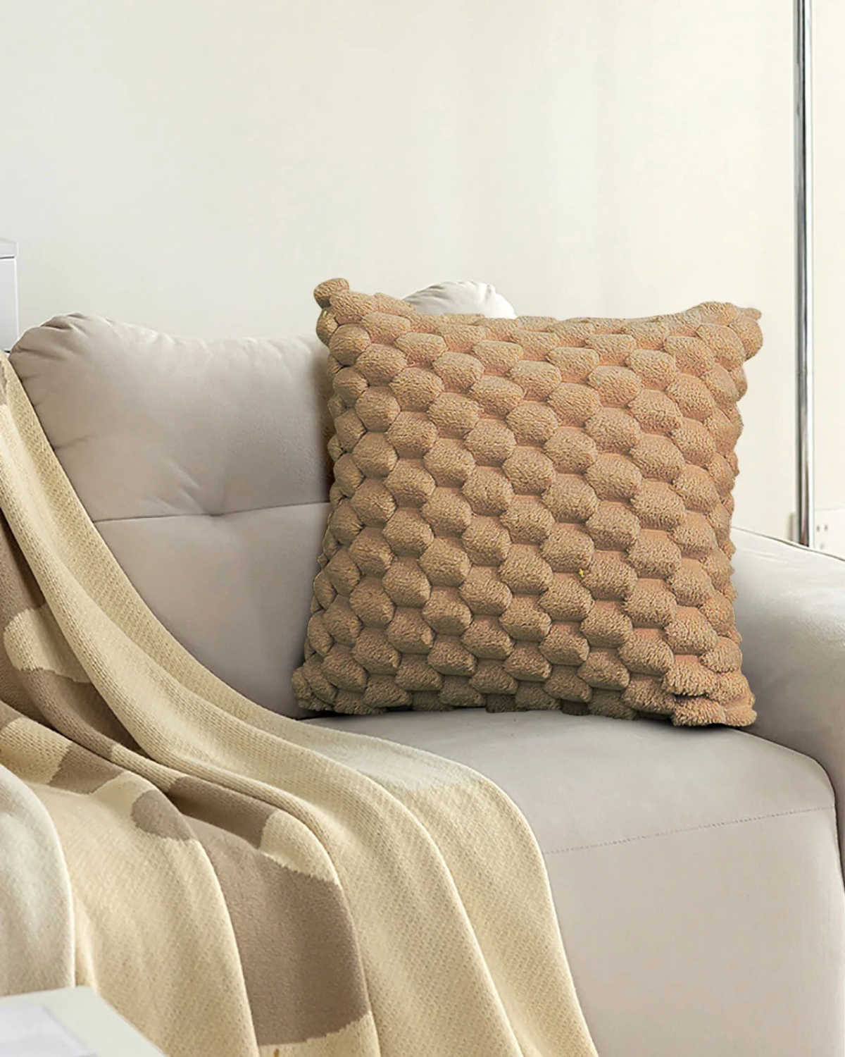 Embrace – Luxury Decorative Cushion with Lush Texture for a Refined Interior