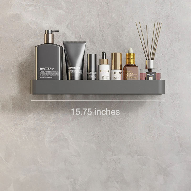 UrbanShelf – Modern Floating Bathroom Shelves with Self-Adhesive Installation and Towel Holder