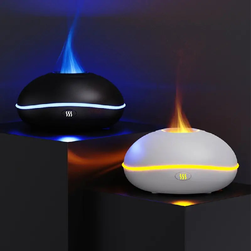 AuraFlame – Moderne Aroma Diffuser met Sfeervolle Vlamlicht