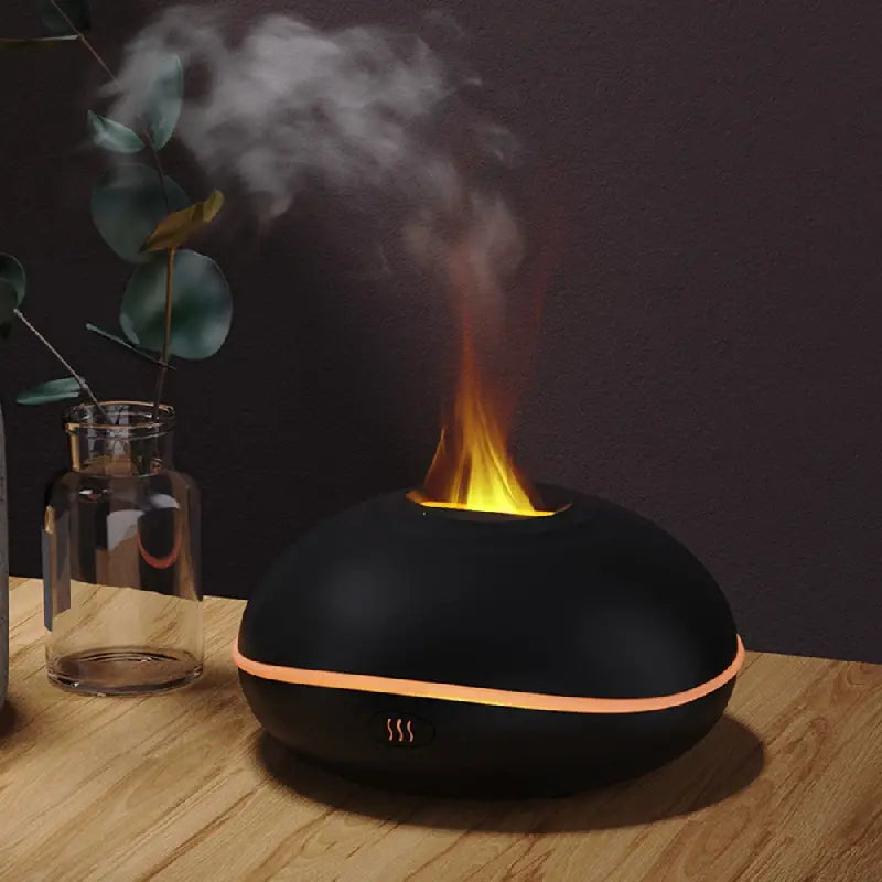 AuraFlame – Moderne Aroma Diffuser met Sfeervolle Vlamlicht