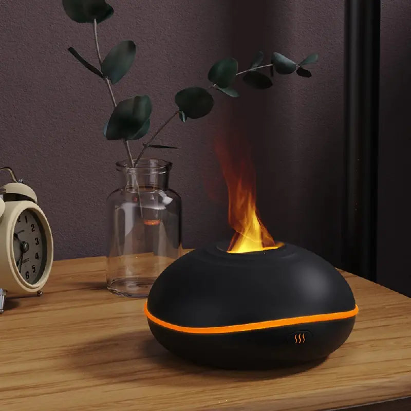 AuraFlame – Moderne Aroma Diffuser met Sfeervolle Vlamlicht