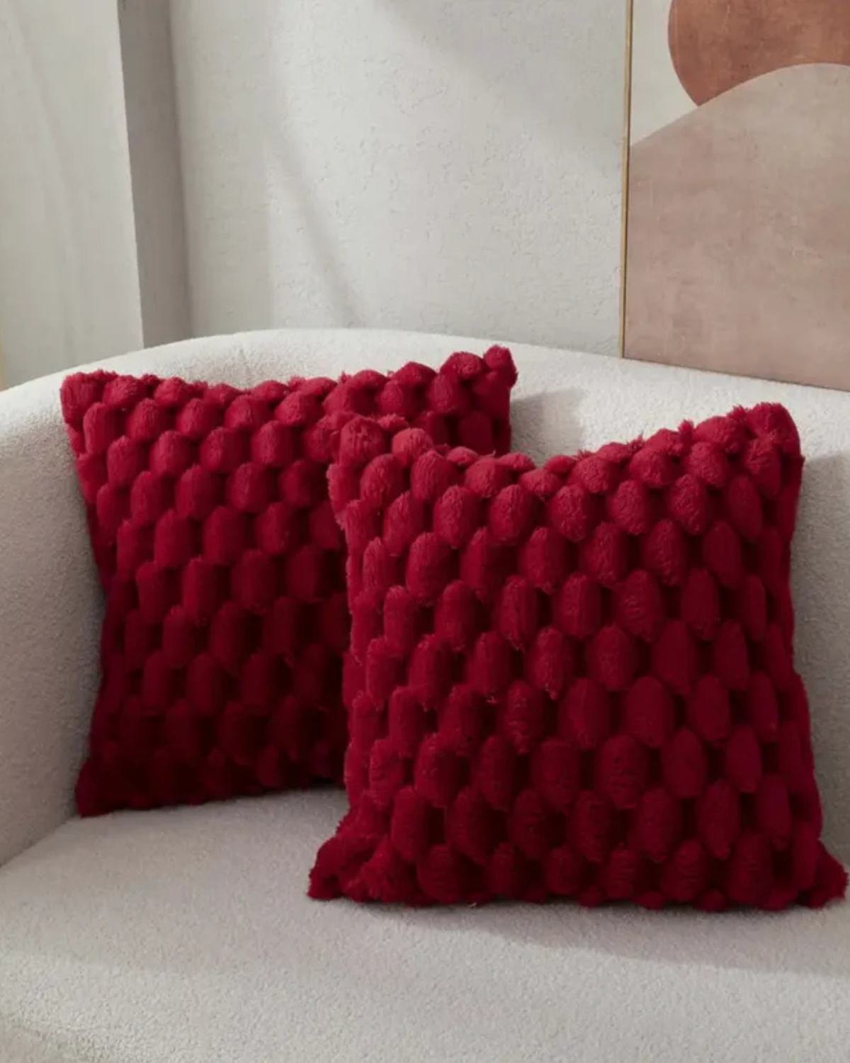 Embrace – Luxury Decorative Cushion with Lush Texture for a Refined Interior