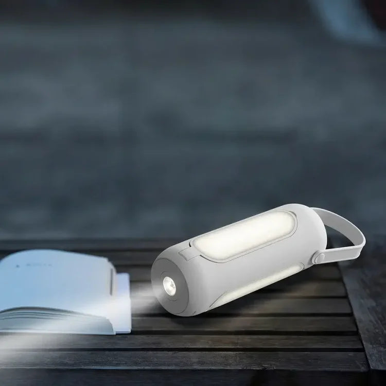 LumiTrail – Portable LED Camping Lamp with Sustainable Design