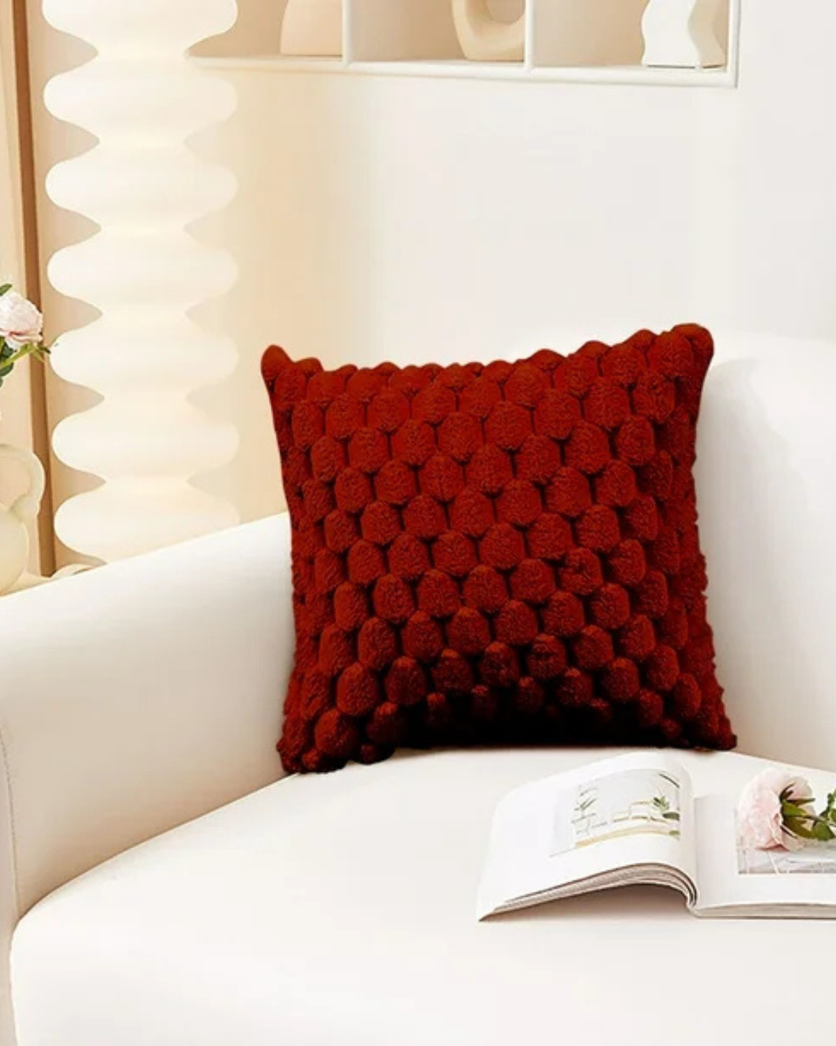 Embrace – Luxury Decorative Cushion with Lush Texture for a Refined Interior