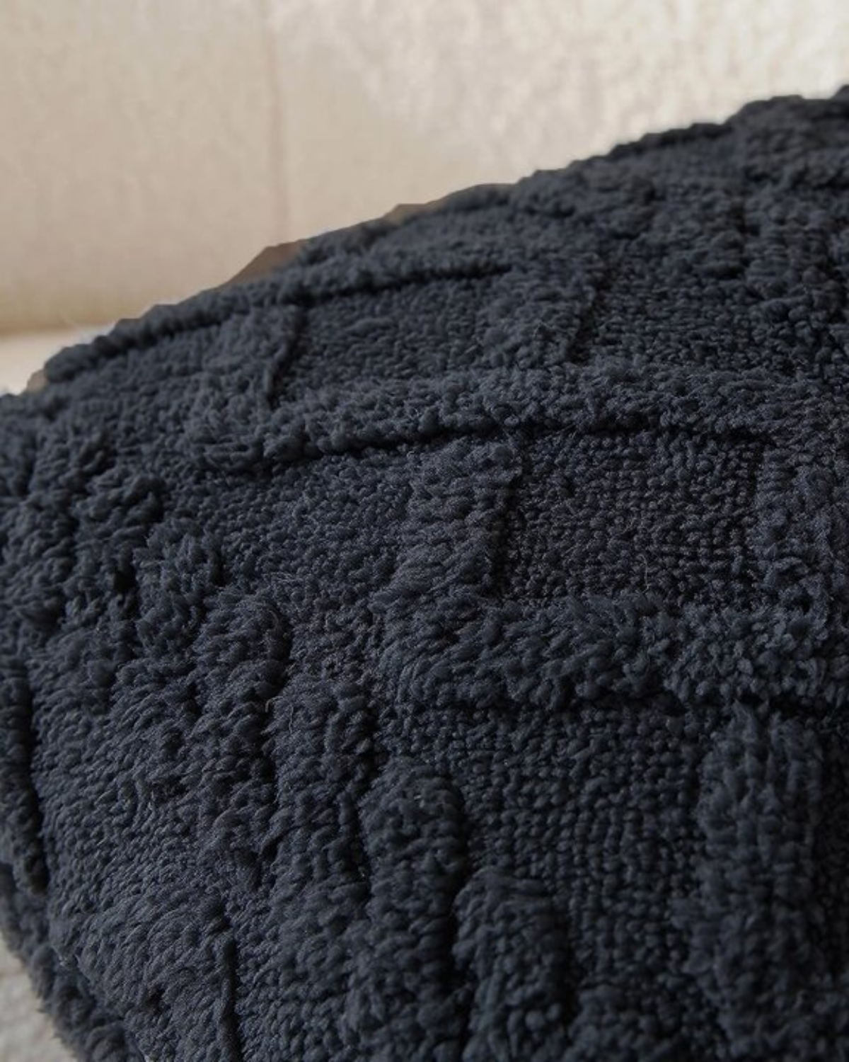 ZenWeave – Luxe Relief Cushion with Subtle Geometric Design for a Stylish Interior