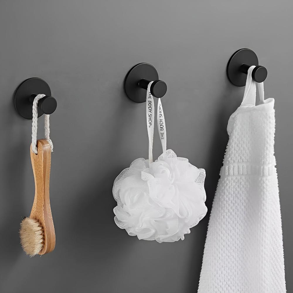 FlexiGrip – Powerful Self-Adhesive Shower Hooks for Smart Storage