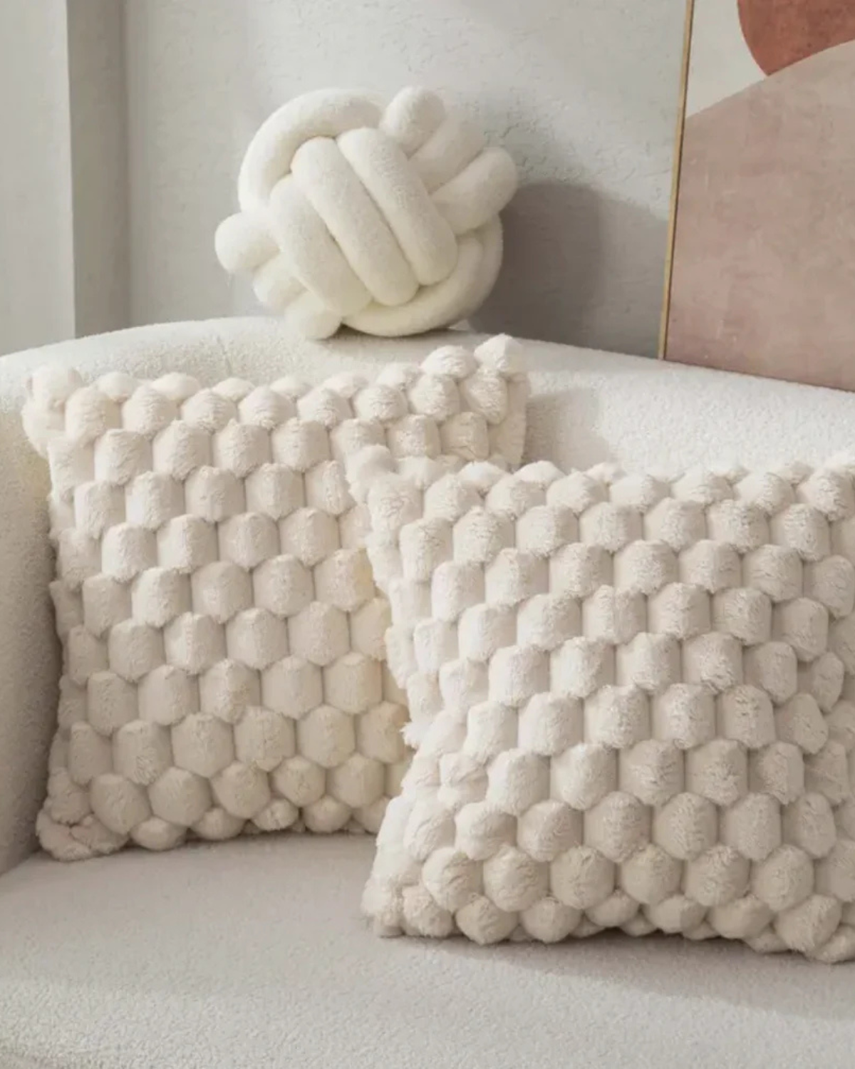Embrace – Luxury Decorative Cushion with Lush Texture for a Refined Interior