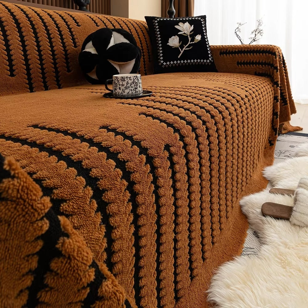 Velvéra Luxe Sofa Cover – Velvet-Soft Protection for a Warm & Stylish Interior
