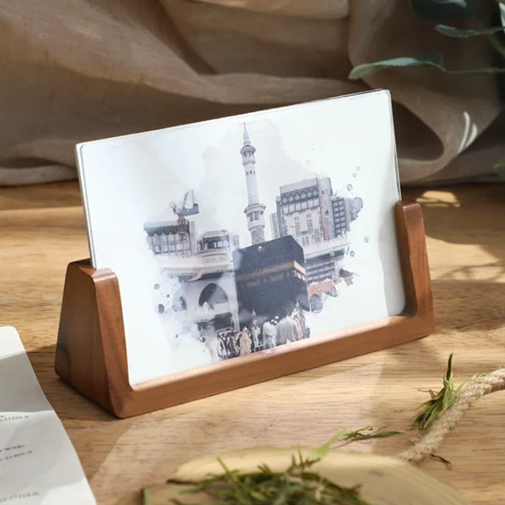 LumiOak Elegante Walnoot Fotolijst – Tijdloze Luxe voor Jouw Mooiste Herinneringen