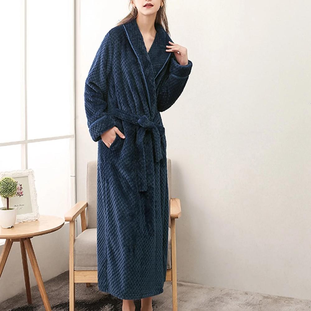 Velura Luxe – Elegant Fleece Bathrobe with Ultimate Wearing Comfort