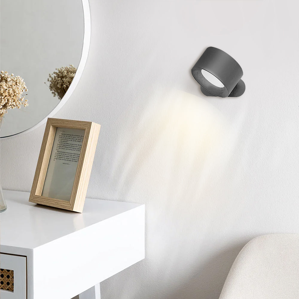 LumiTurn – Luxury Rotatable Wall Lamp with Minimalist Design