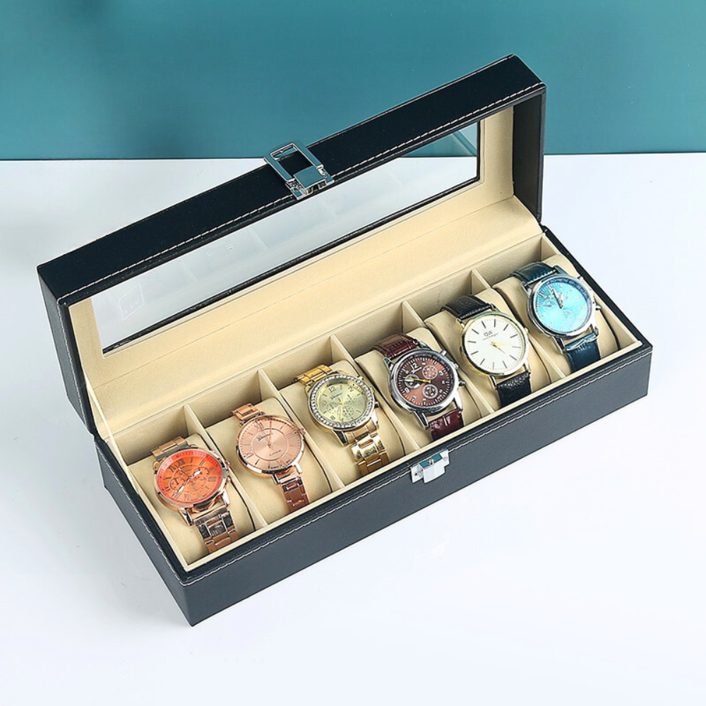 ChronaLuxe Elegant Watch Box – Stylish Storage Solution for Timeless Collections