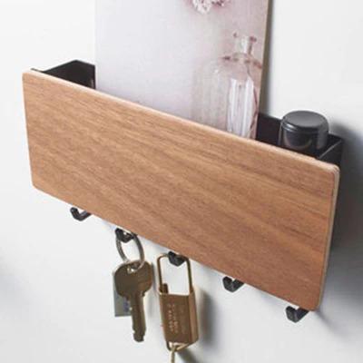 KeyNest – Luxury Wooden Organizer for Keys and Mail with Stylish Functionality