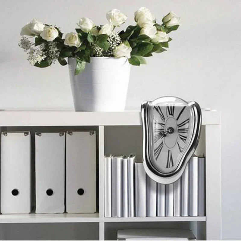 DaliTime – Artistic Melting Clock with Iconic Elegant for Table or Shelf