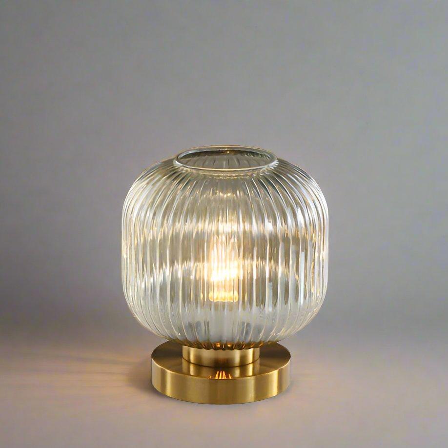 AmberGlow – Luxury Table Lamp with Scandinavian Warmth