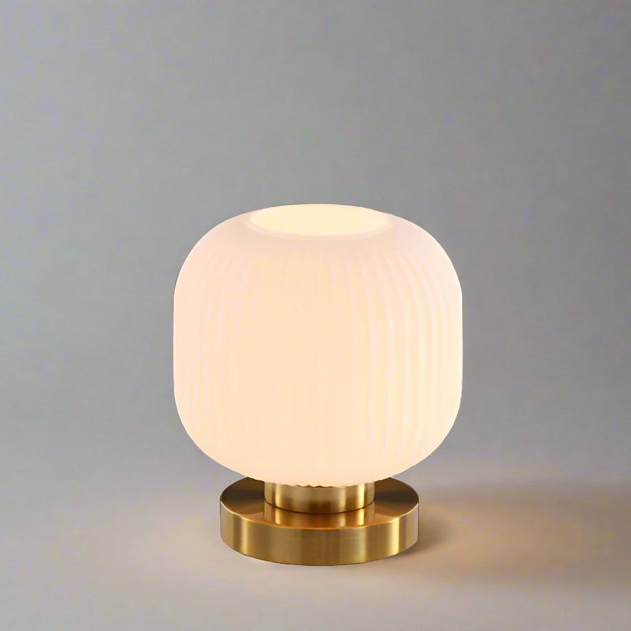 AmberGlow – Luxury Table Lamp with Scandinavian Warmth