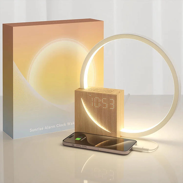 TouchGlow – Stylish Night Lamp with Touch Control and Alarm Clock Function