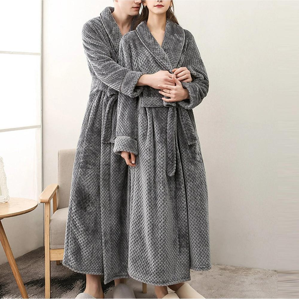 Velura Luxe – Elegant Fleece Bathrobe with Ultimate Wearing Comfort