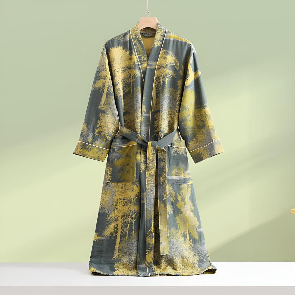 SereniLuxe – Refined Cotton Bathrobe with Timeless Elegant Touch