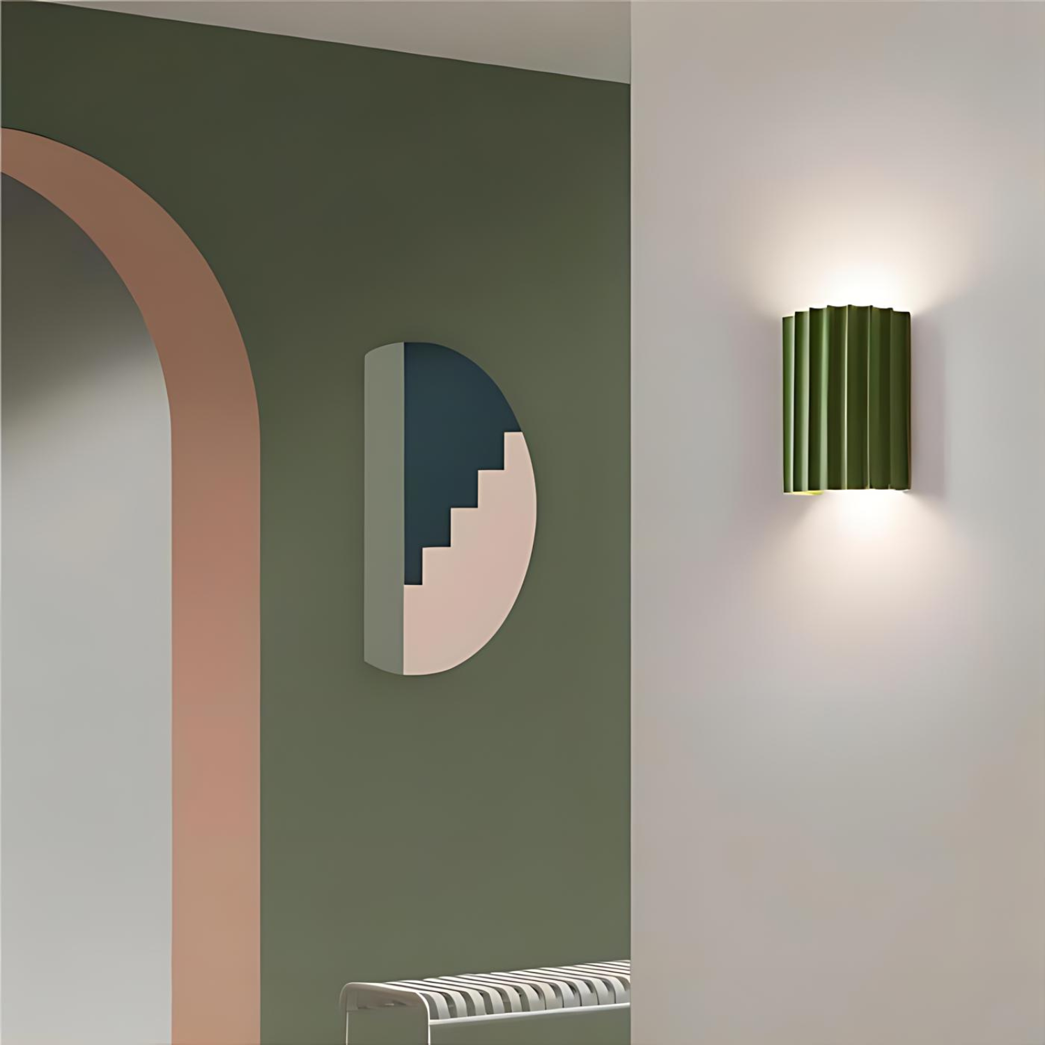 MuraleLuxe – Wall Lamp with Wavy Design for an Elegant Atmosphere
