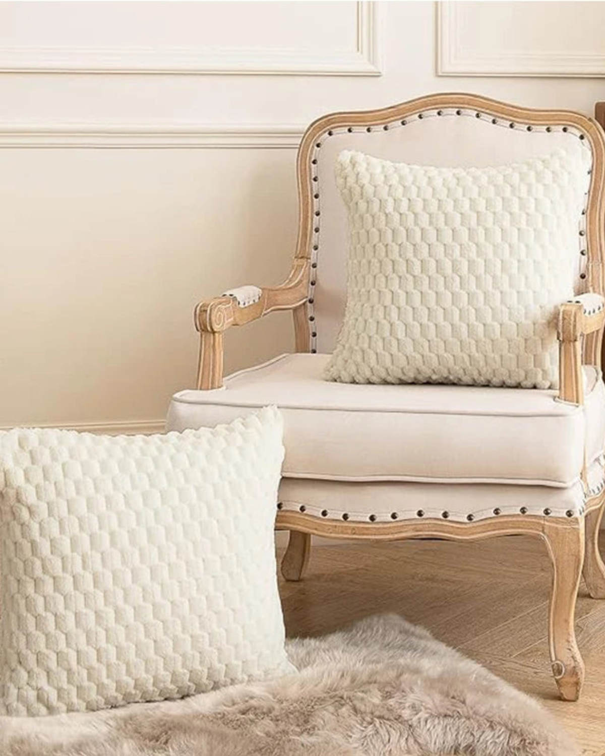 Embrace – Luxury Decorative Cushion with Lush Texture for a Refined Interior