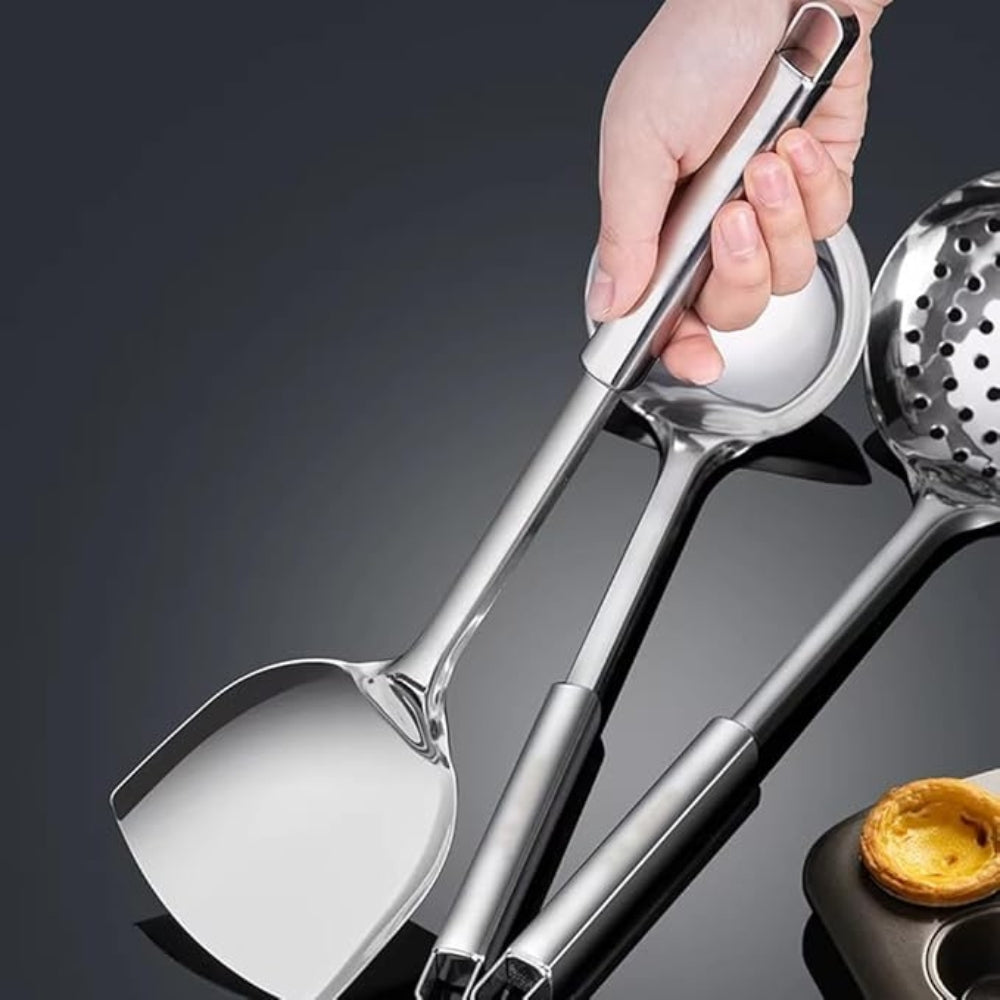 CulinaLuxe Elegant Kitchen Set – Luxury 5-Piece Stainless Steel Cookware for Stylish Cooking