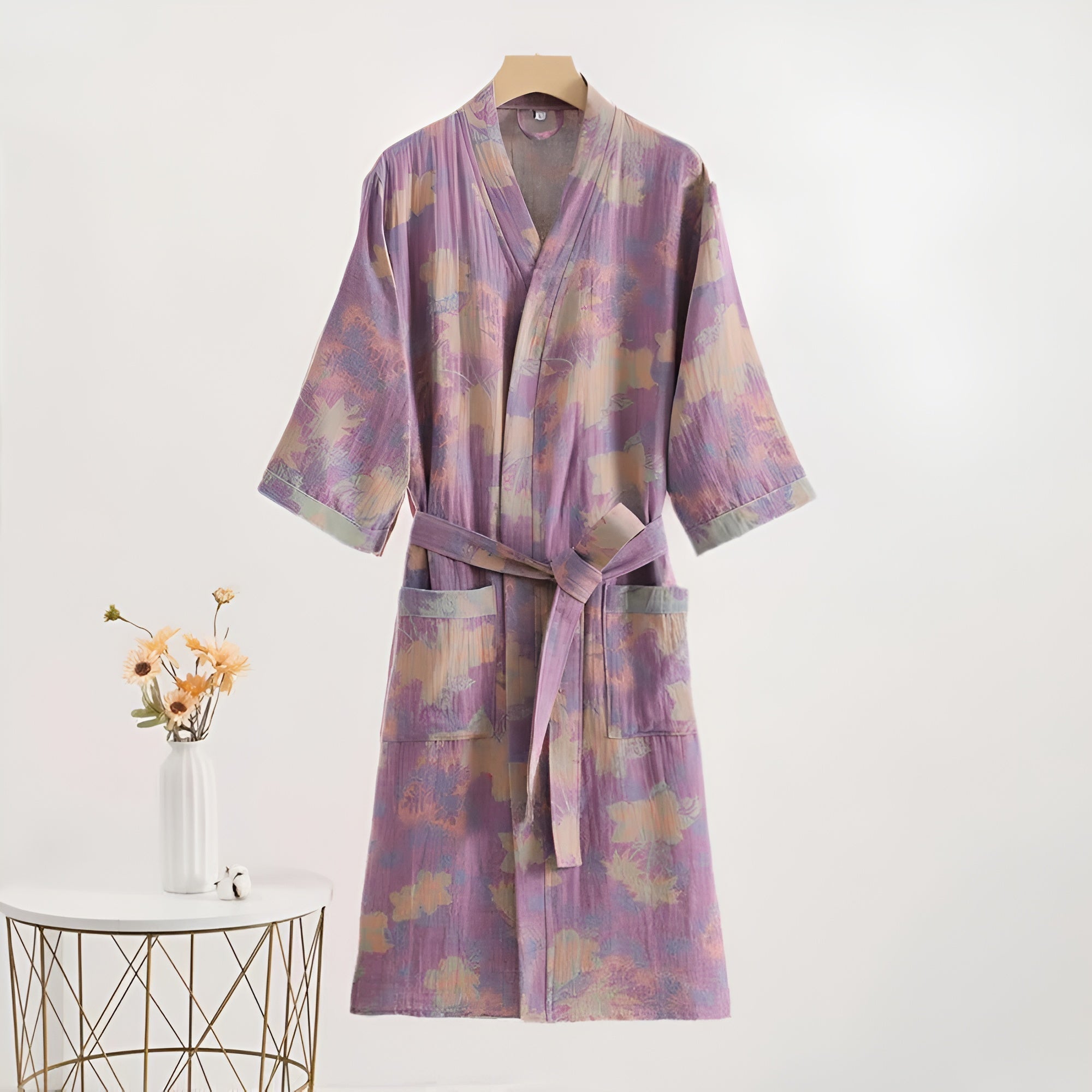 SereniLoom – Elegant Kimono Robes of Airy Cotton for Ultimate Relaxation
