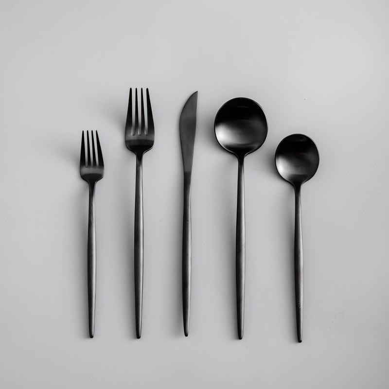 PureForma – Minimalist Cutlery Set of Stainless Steel with Matte Finished Design
