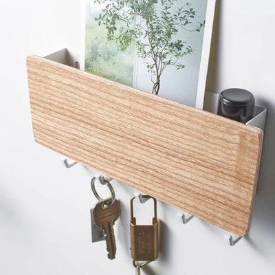 KeyNest – Luxury Wooden Organizer for Keys and Mail with Stylish Functionality