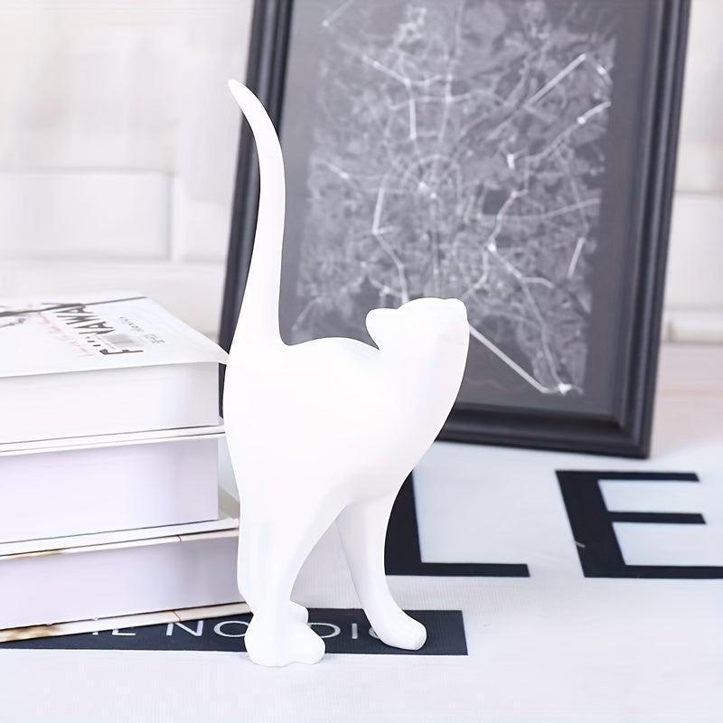 Nordic Whiskers – Handmade Decorative Cat Statue with Scandinavian Charm