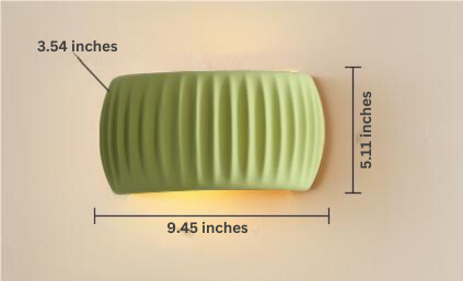 RibbedGlow – Luxury Wall Lamp with Modern Elegance