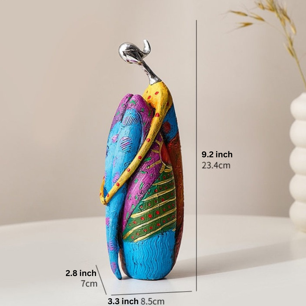 VividMuse – Abstract Women Sculptures with Colorful Elegance