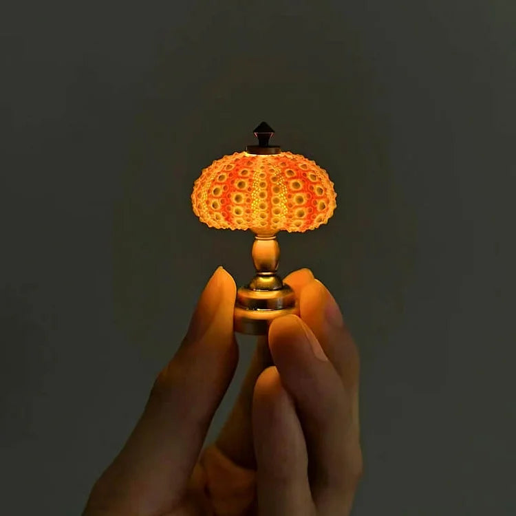 LumiCraft – Unique DIY Table Lamp with Natural Primeval Shell for an Atmospheric Interior