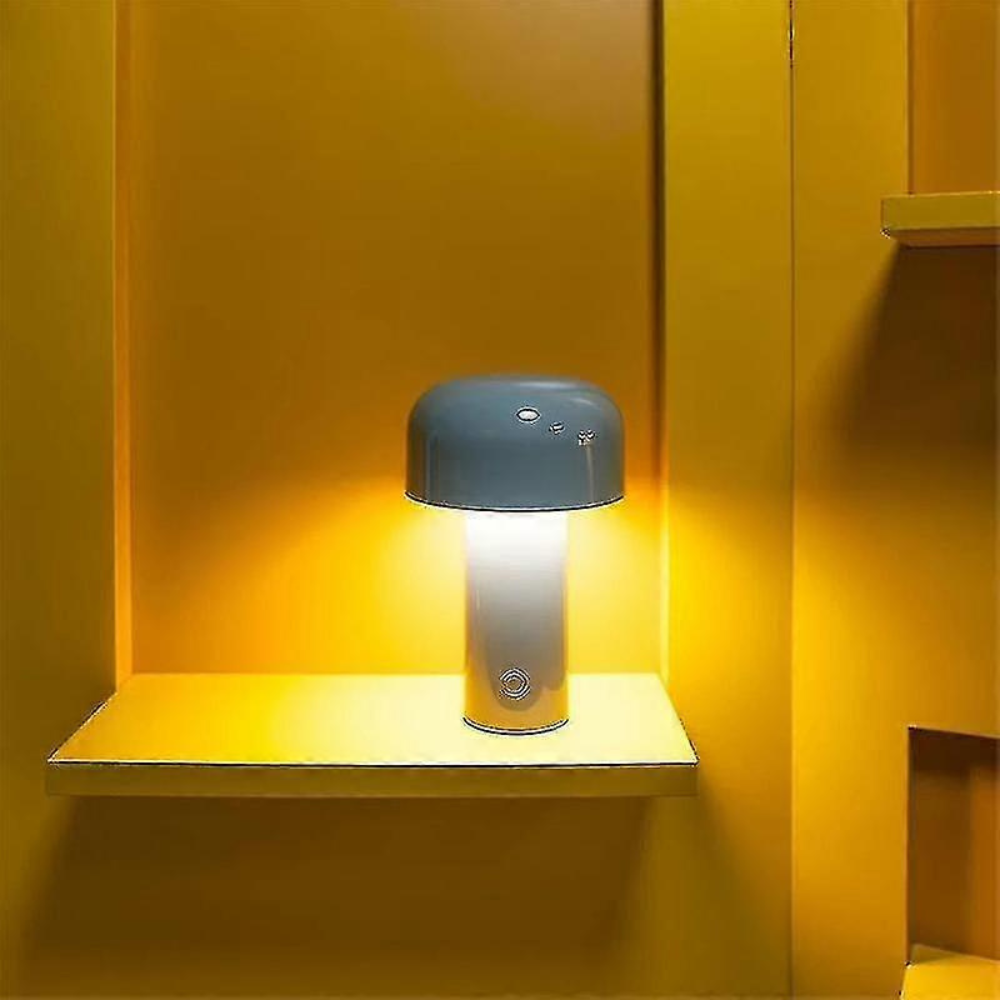 MushLuxe – Cordless Table Lamp with Mushroom Design for Cozy Corners