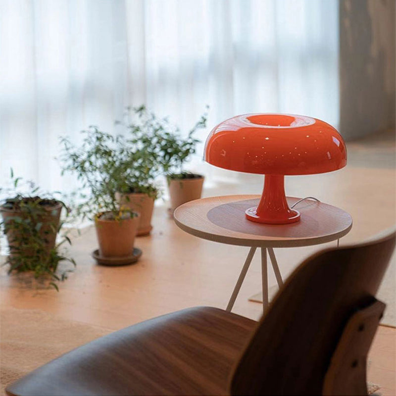 MushRoomGlow – Vintage Table Lamp with Wooden Design for a Cozy Atmosphere