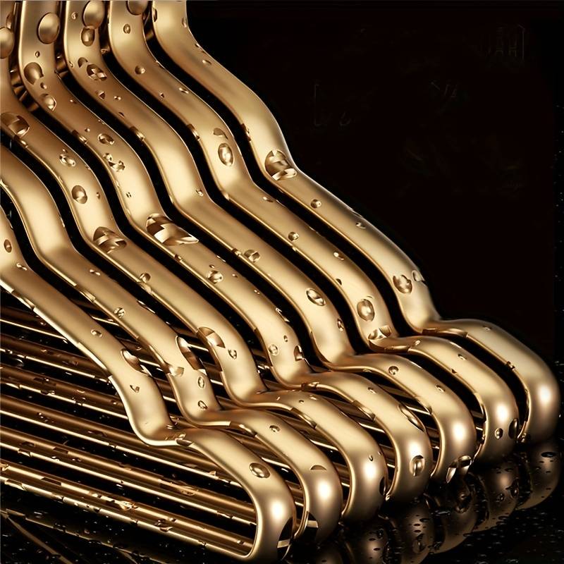 Marais Luxe Hangers – Premium Messing Kledinghangers voor een Stijlvolle Garderobe