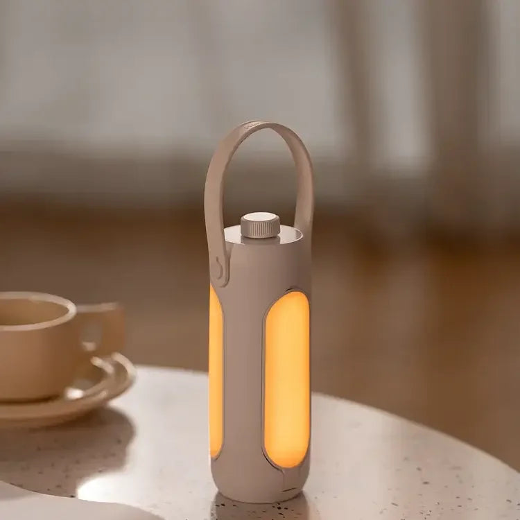 LumiTrail – Portable LED Camping Lamp with Sustainable Design