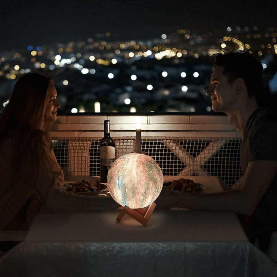 LunaGlow – Luxury Galaxy Table Lamp with Cosmic Elegance for Atmospheric Interiors