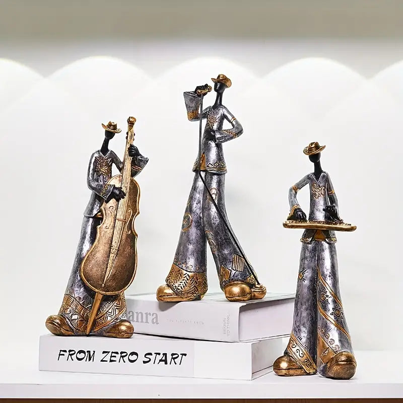 Jazz Vibes – Figurines of a Rhythmic Jazz Ensemble