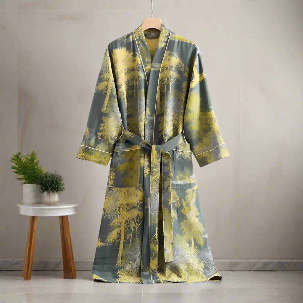 SereniLuxe – Refined Cotton Bathrobe with Timeless Elegant Touch